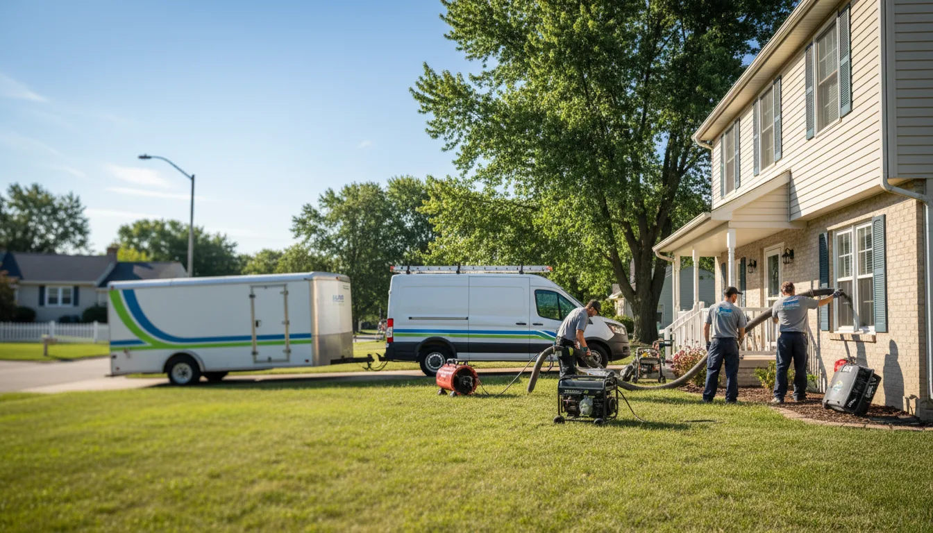 Flooded Basement Restoration And Cleanup With Repair in Logan, IA near me